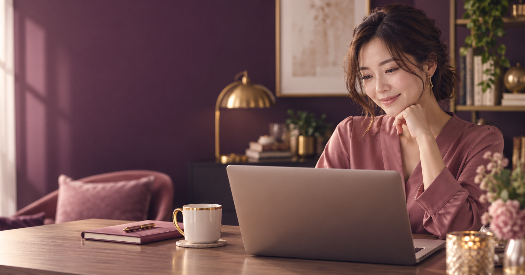 DXLIVEの報酬と収入目安を確認する女性